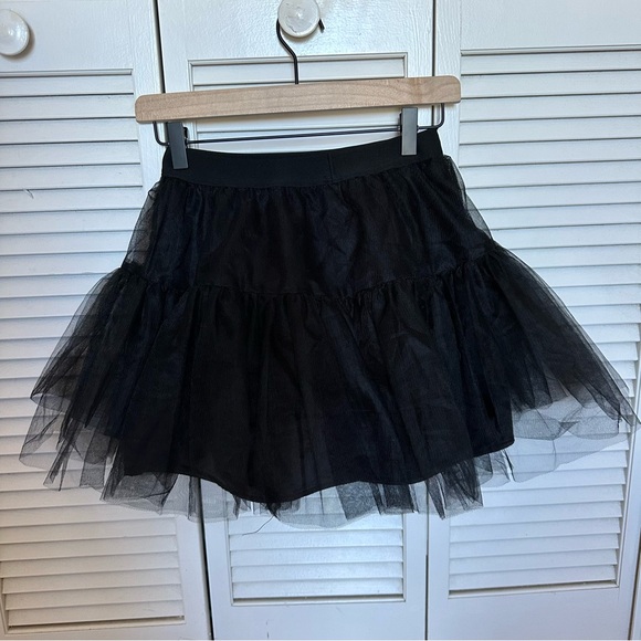 SHEIN Other - SHEIN Teen Black Layered Tulle Skirt Youth 12-13Y Fairy Ballet Halloween